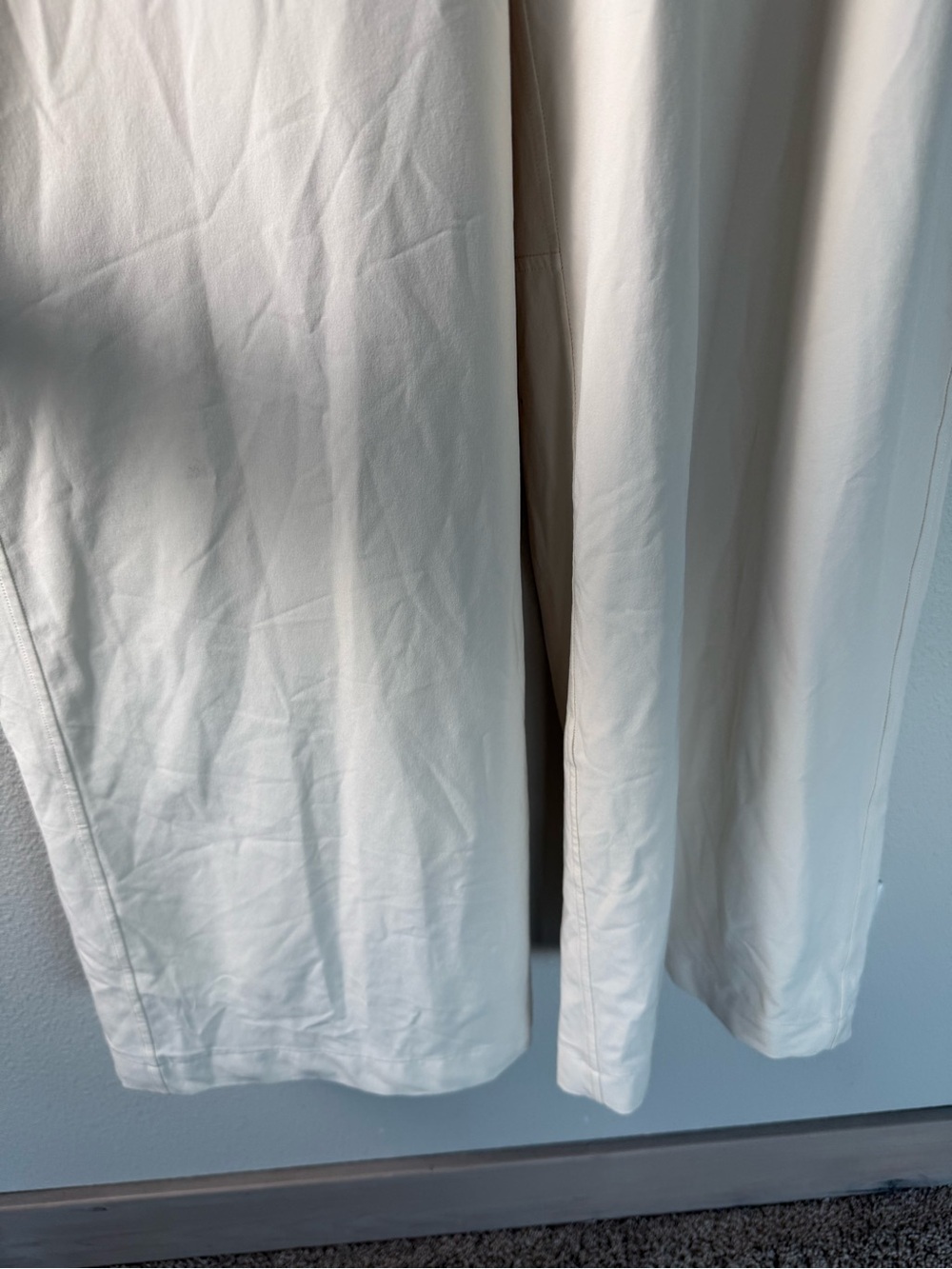 Lululemon Swift Wide-Leg Mid-Rise Pant Full Length Cream Casual Women’s Size 4 - Picture 6 of 13